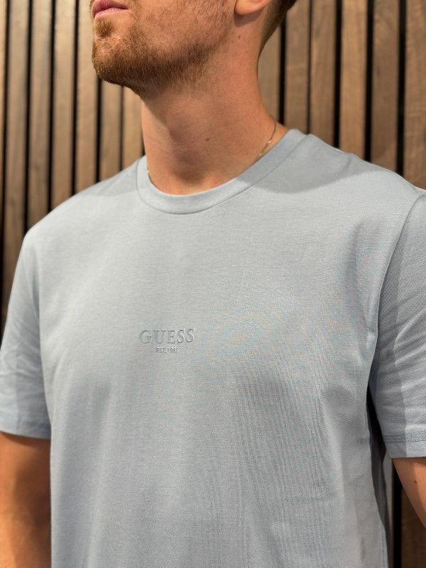 Guess - Aidy Cn Ss Tee - Blauw