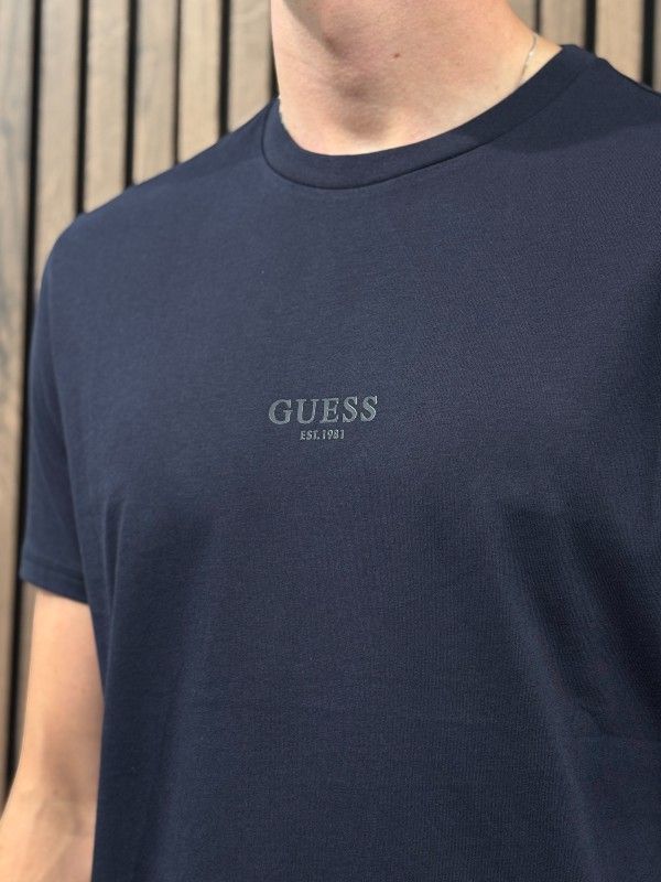 Guess - Aidy Cn Ss Tee - Blauw