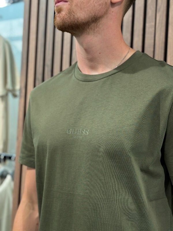 Guess - Aidy Cn Ss Tee - Groen
