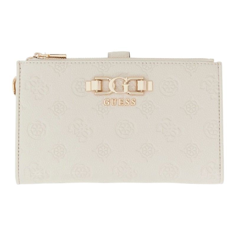 Guess - Anise Slg Dbl Zip Organizer - Beige