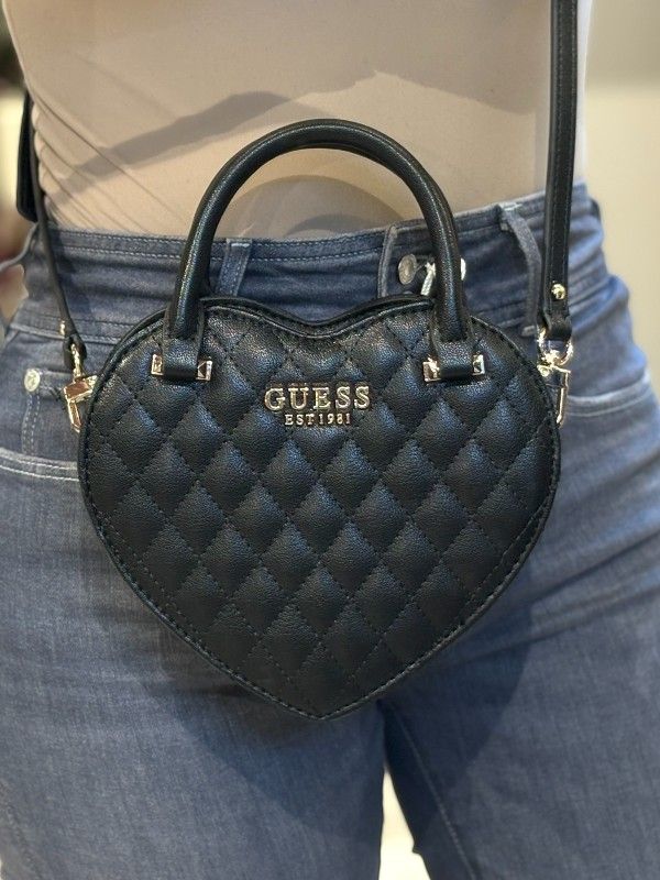 Guess - Atabey Heart Bag - Zwart