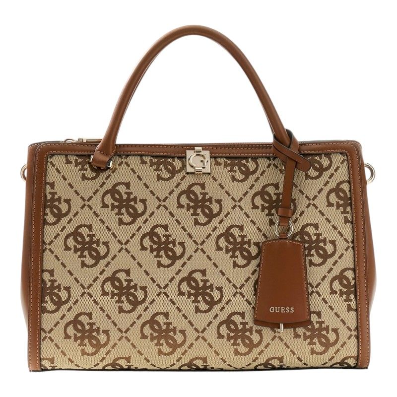 Guess - Audrey Logo Girlfriend Satchel - Bruin