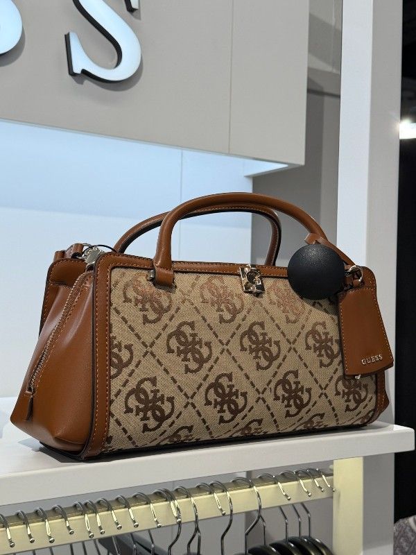 Guess - Audrey Logo Sml Gfrnd Satchel - Bruin