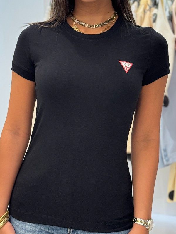 Guess - Basic Tee - Zwart