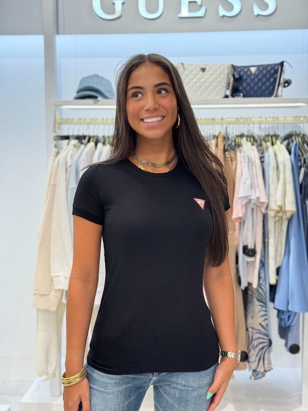 Guess - Basic Tee - Zwart