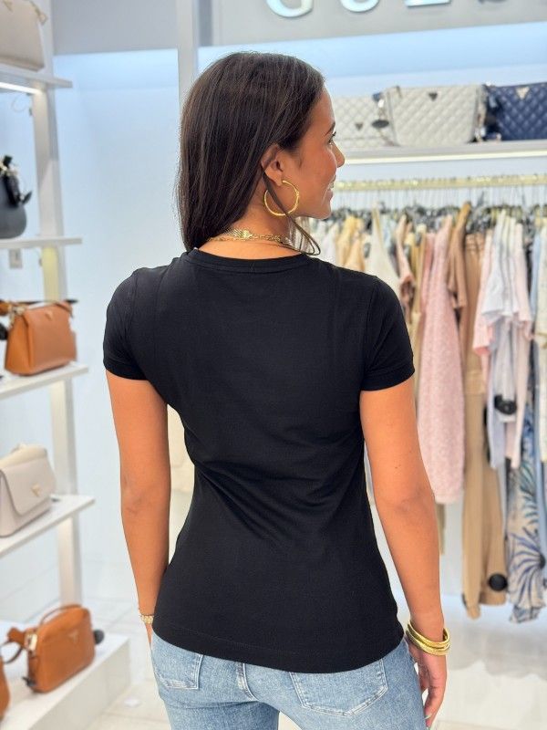 Guess - Basic Tee - Zwart