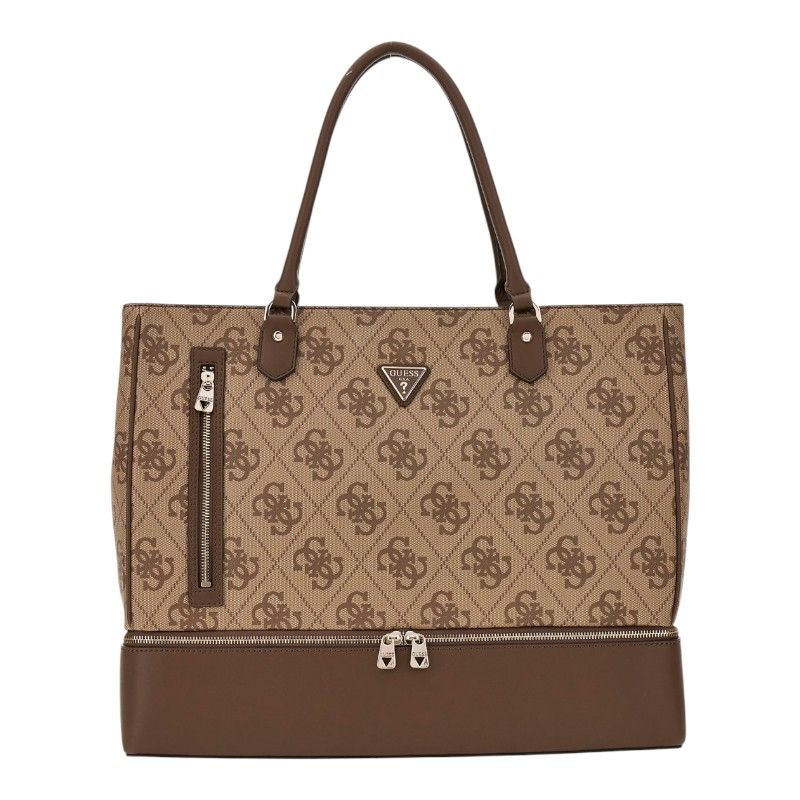 Guess - Berta Zip Bottom Tote - Bruin