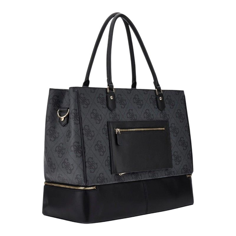 Guess - Berta Zip Bottom Tote - Zwart