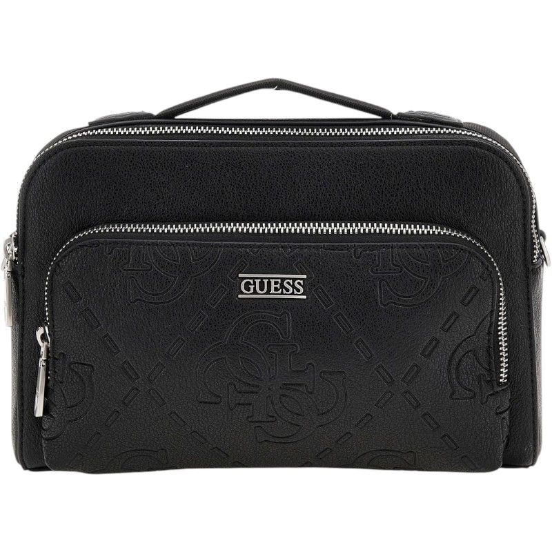 Guess - Boston Camera Bag Double Zip - Zwart