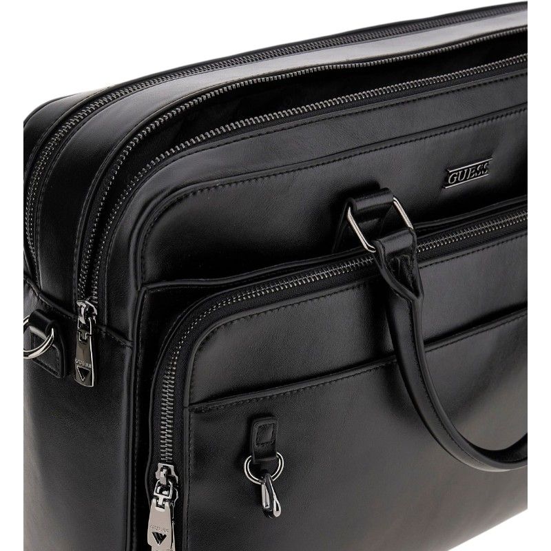 Guess - Boston Latpot Bag L - Zwart
