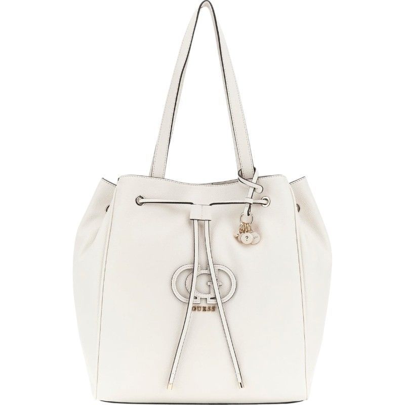 Guess - Calebra Drawstring Tote - Wit