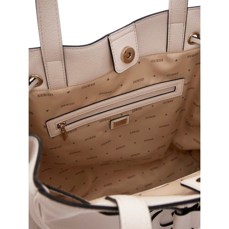 Guess - Calebra Drawstring Tote - Wit