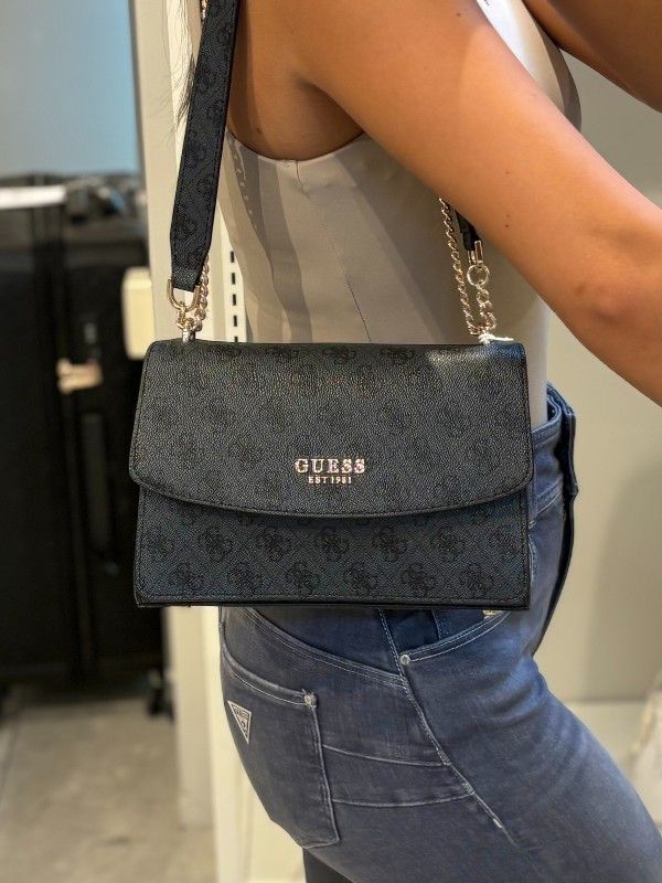 Guess - Calista Convertible Xbody Flap - Zwart