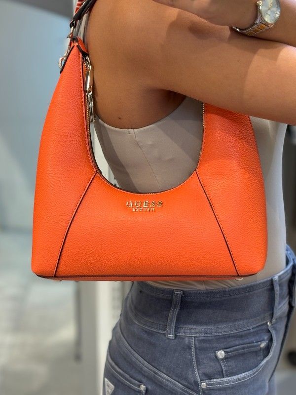 Guess - Calista Top Zip Shoulder bag - Oranje
