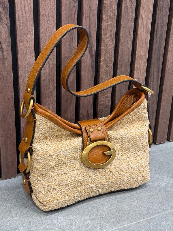 Guess - Camden Mini Shoulder Bag - Beige