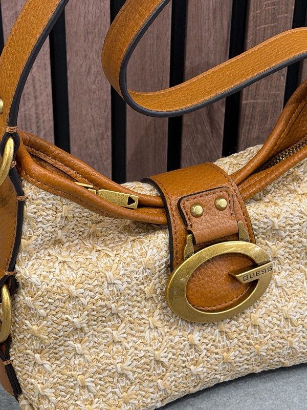 Guess - Camden Mini Shoulder Bag - Beige