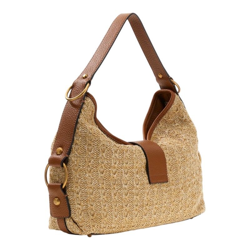 Guess - Camden Shoulder Bag - Beige