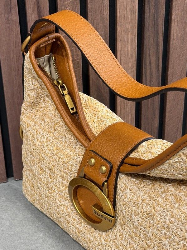 Guess - Camden Shoulder Bag - Beige