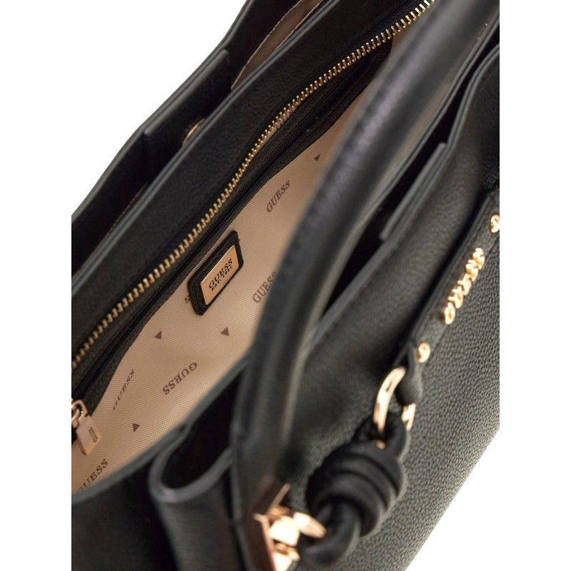 Guess - Camelia 3 Comp Satchel - Zwart