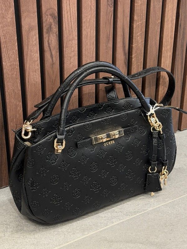 Guess - Carmella 3 Comp Satchel - Zwart