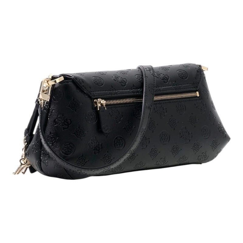 Guess - Carmella Crossbody Flap - Zwart