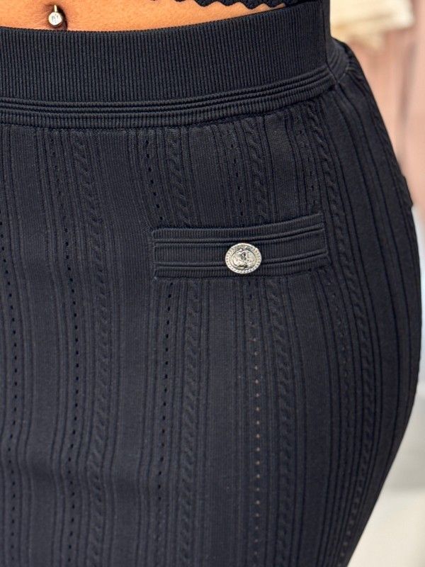 Guess - Carmen SWTR Skirt - Zwart