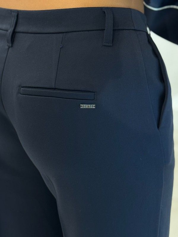 Guess - Chloe Relaxed Pant - Blauw