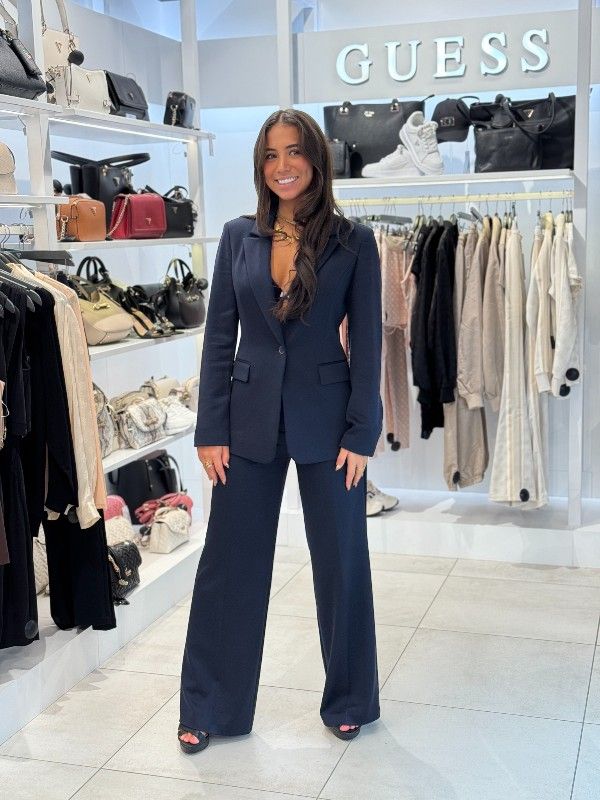 Guess - Chloe Single Breast Blazer - Blauw