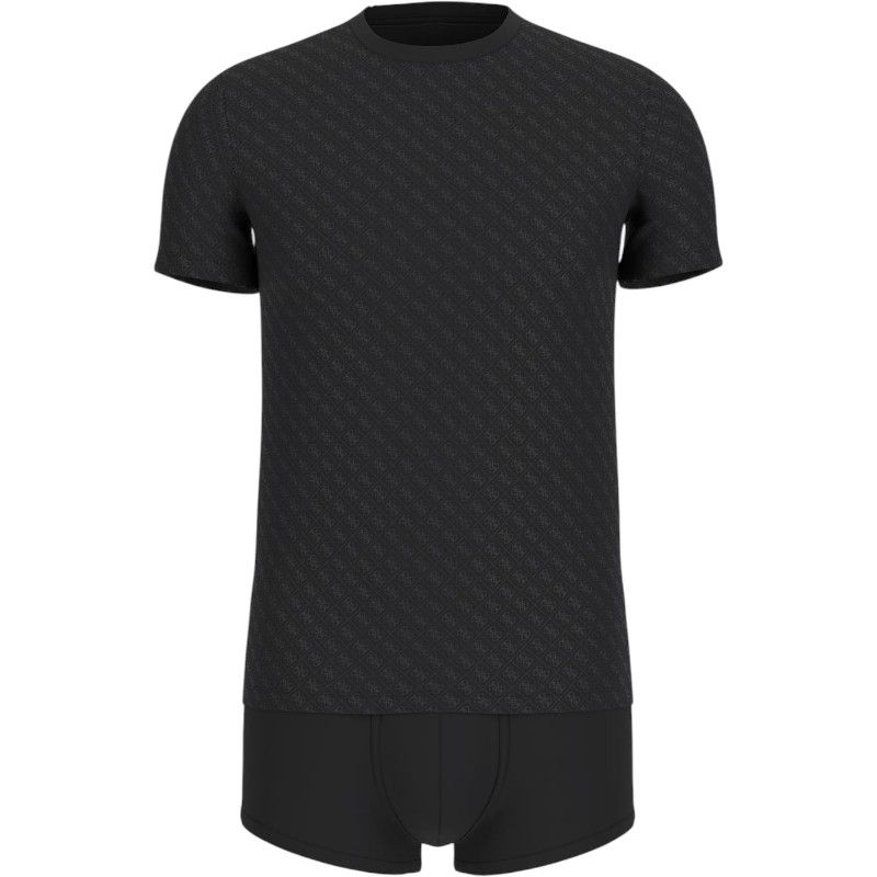 Guess - Cn Tee Shirt + Trunk Set - Zwart