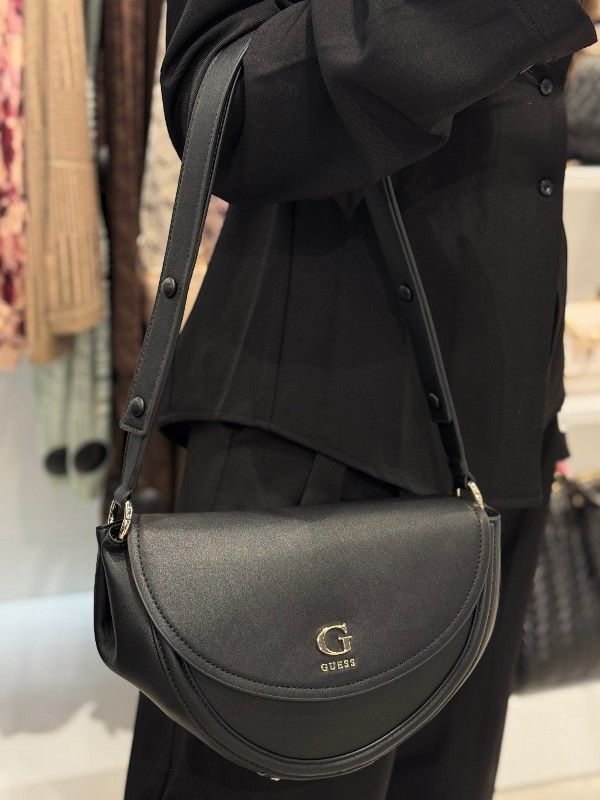 Guess - Coleen Convertible Xbody Bag - Zwart