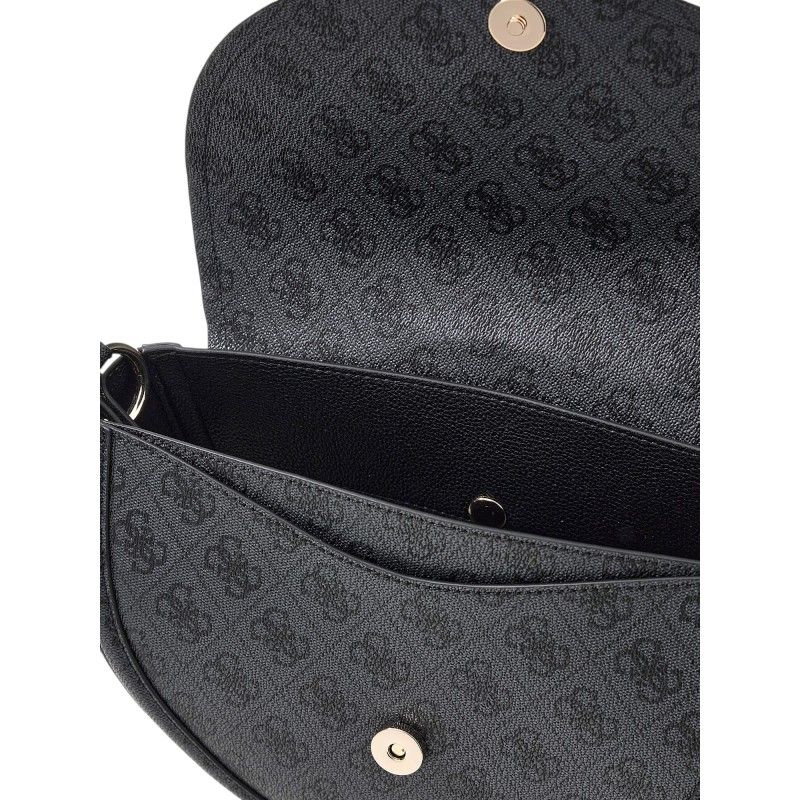 Guess - Coleen Logo Cnvrtbl Xbdy Flap - Zwart