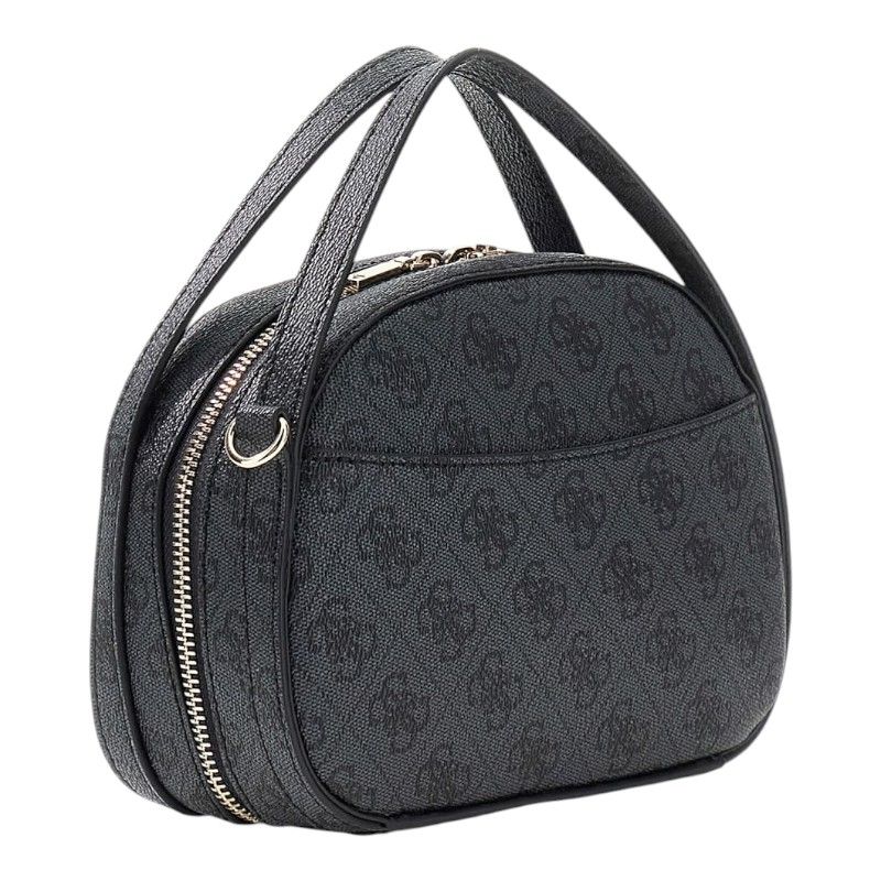 Guess - Coleen Logo Top Zip Crossbody - Zwart
