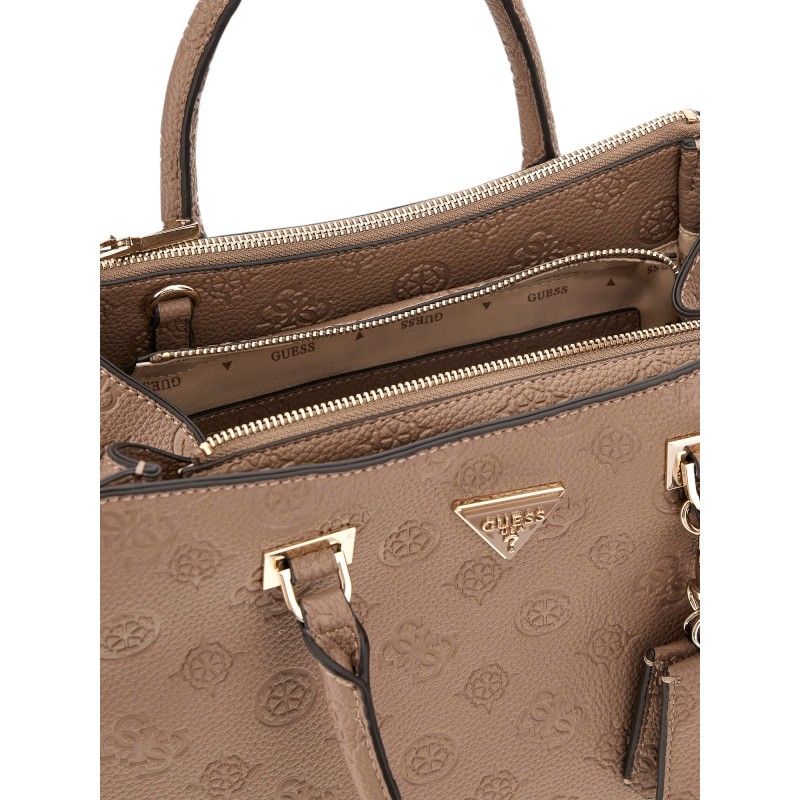 Guess - Cresidia II Society Satchel - Beige