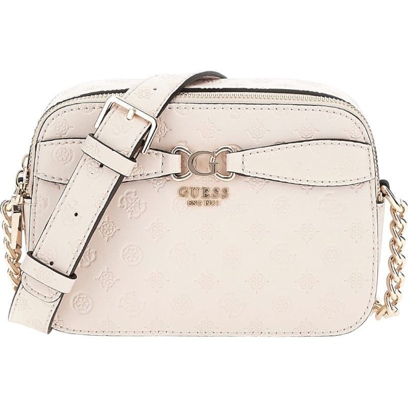 Guess - Arlena Logo Camera Crossbody - Beige