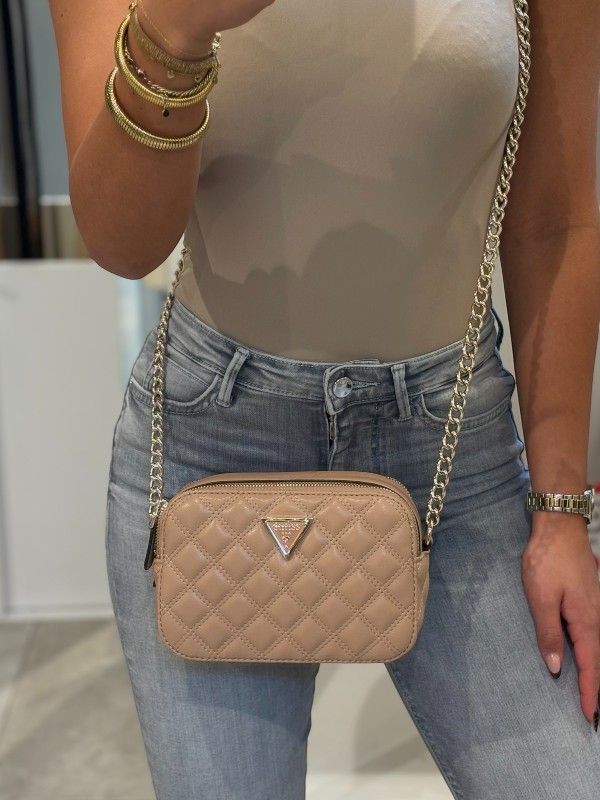 Guess - Giully Camera Bag - Beige