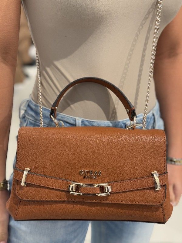 Guess - Silvye Convertible Xbody Flap - Cognac