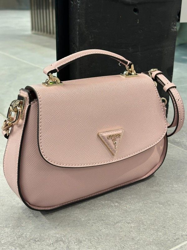 Guess - Eco Jazlynn Top Handle Flap - Roze