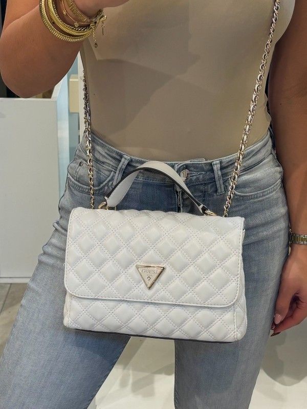 Guess - Giully 2 Cmprtmnt Cnvrtble Flp - Wit