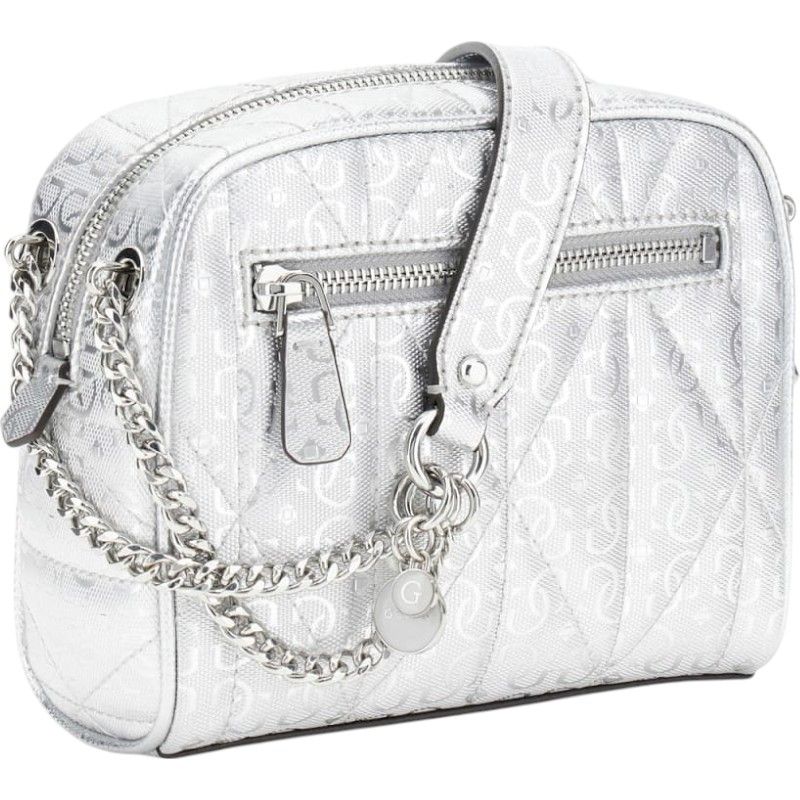 Guess - Aldina Camera Crossbody - Zilver
