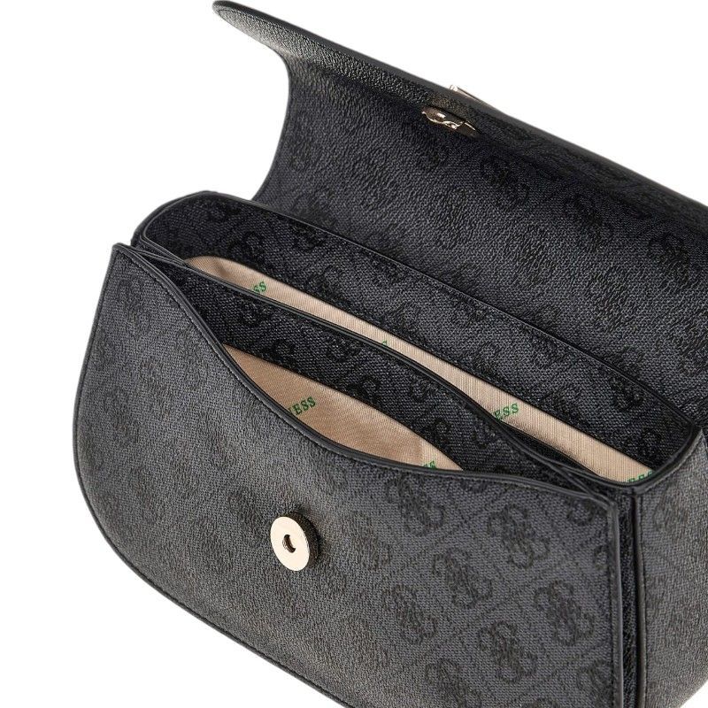 Guess - Eco Erica Cnvrtble Xbody Flap - Zwart