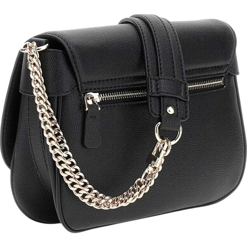 Guess - Fedora Flap Shoulder Bag - Zwart