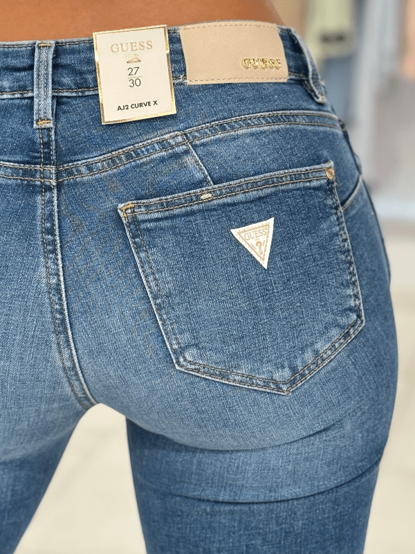 Guess - Curve X Skinny Mid - Blauw