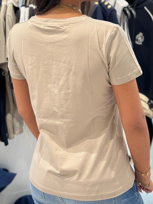 Guess Active - Marina Ss Cn T-shirt - Beige