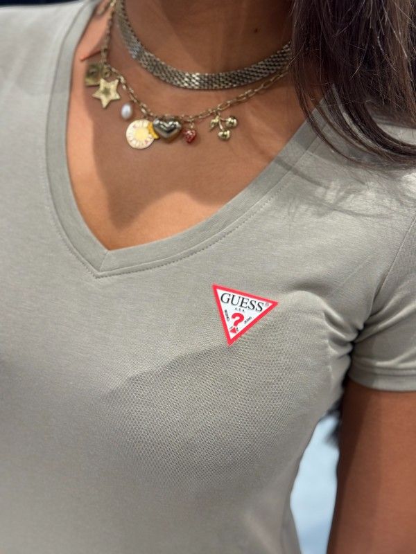 Guess - T-shirt - Groen