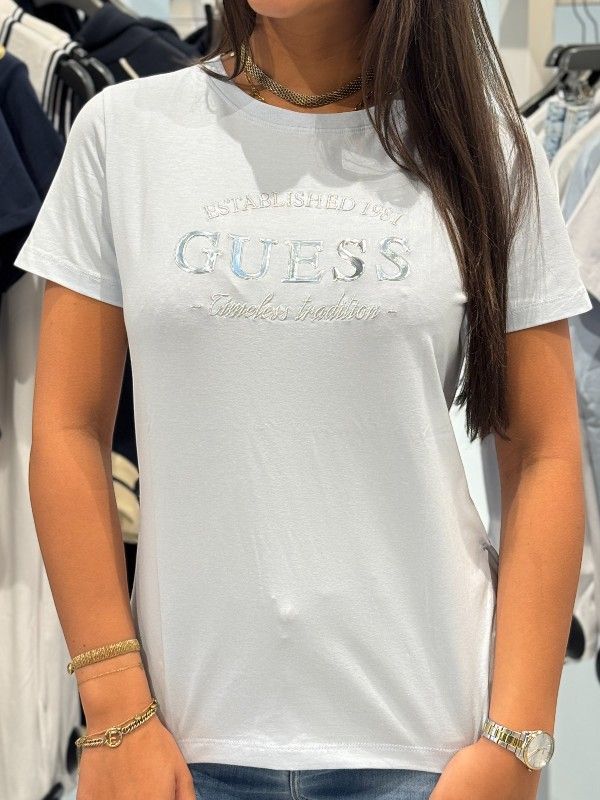 Guess Active - Nina Ss Cn T-shirt - Blauw