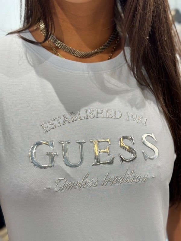 Guess Active - Nina Ss Cn T-shirt - Blauw