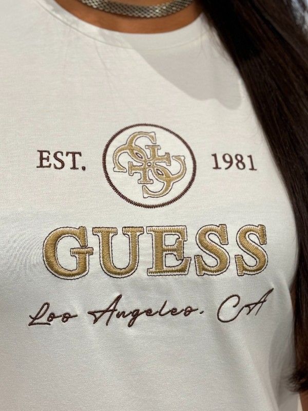 Guess Active - 4G Ss T-shirt - Beige