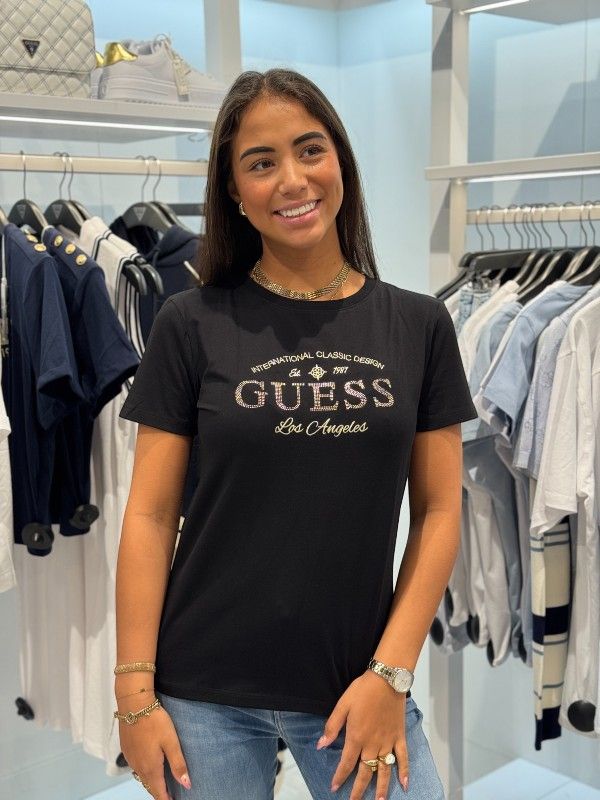 Guess Active - Marina Ss Cn T-shirt - Zwart
