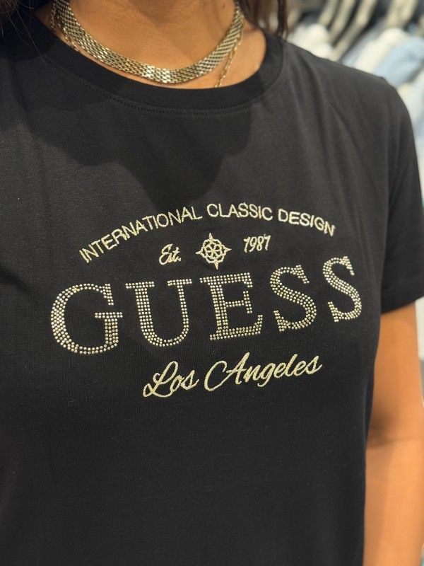 Guess Active - Marina Ss Cn T-shirt - Zwart