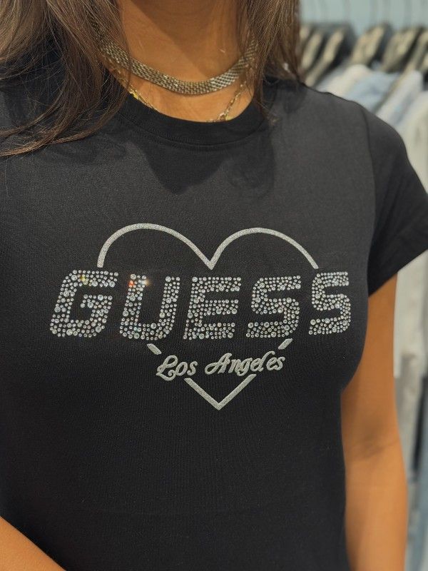 Guess Active - Narciso Cn T-shirt - Zwart